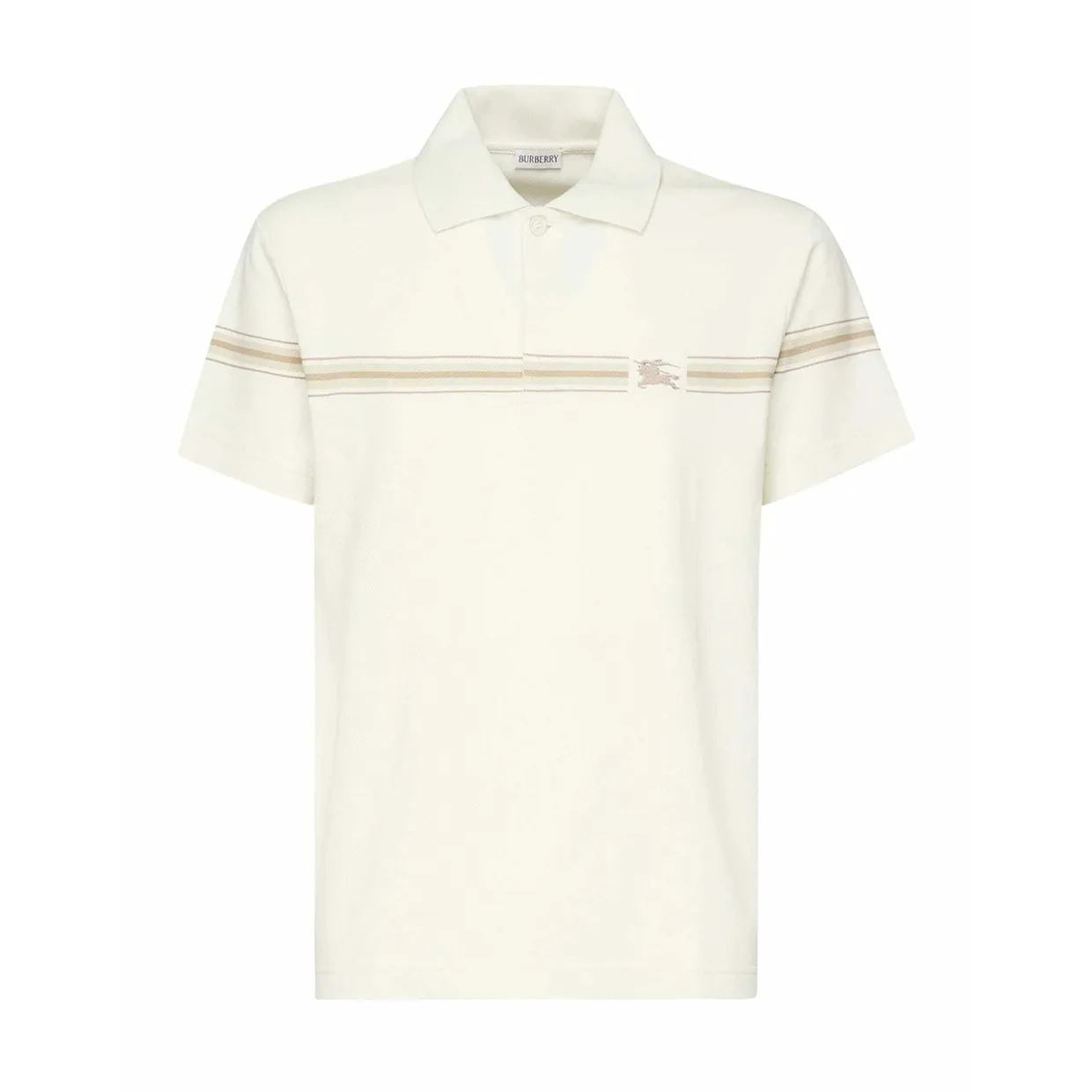 Striped Cotton Polo Shirt