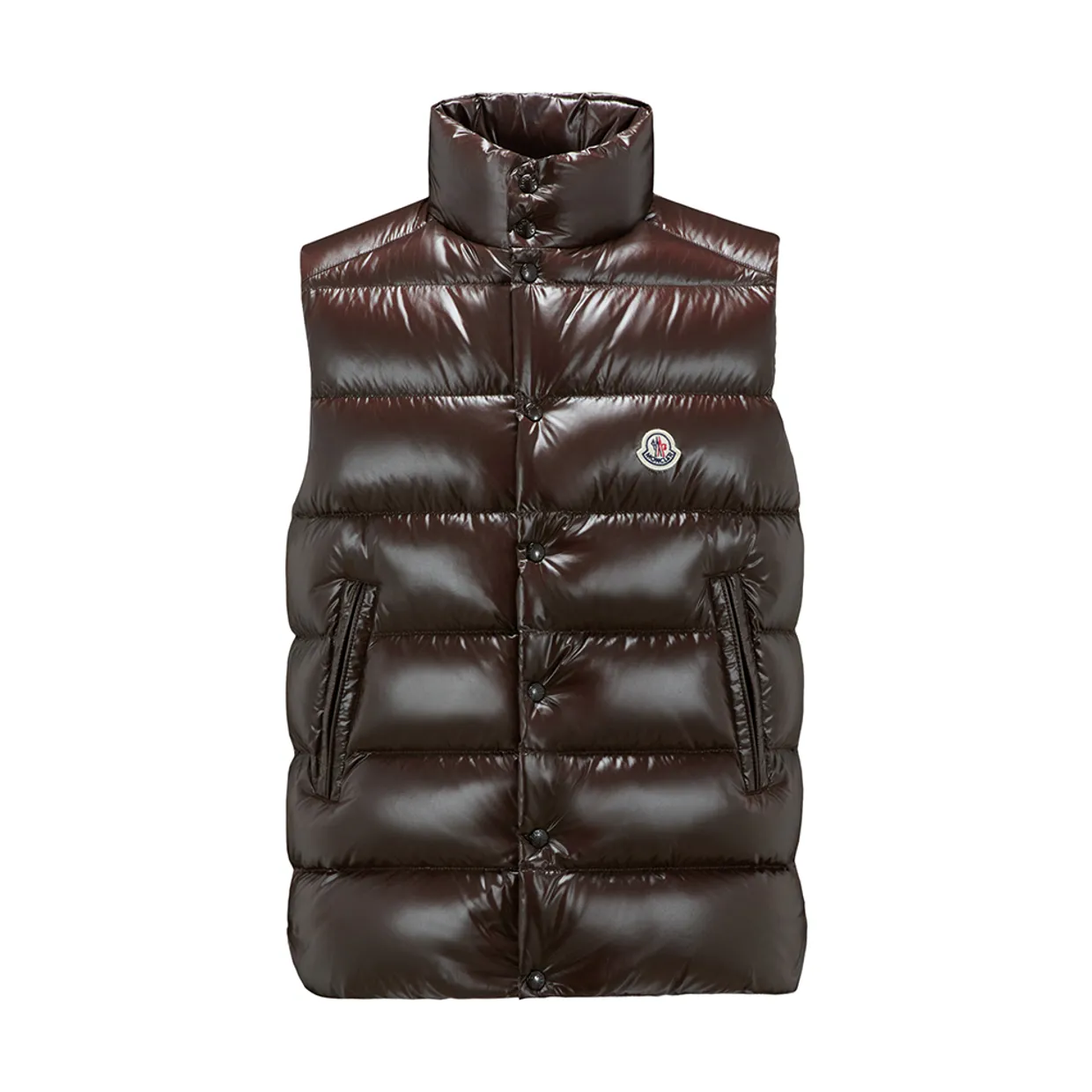 Tib Down Vest in Brown