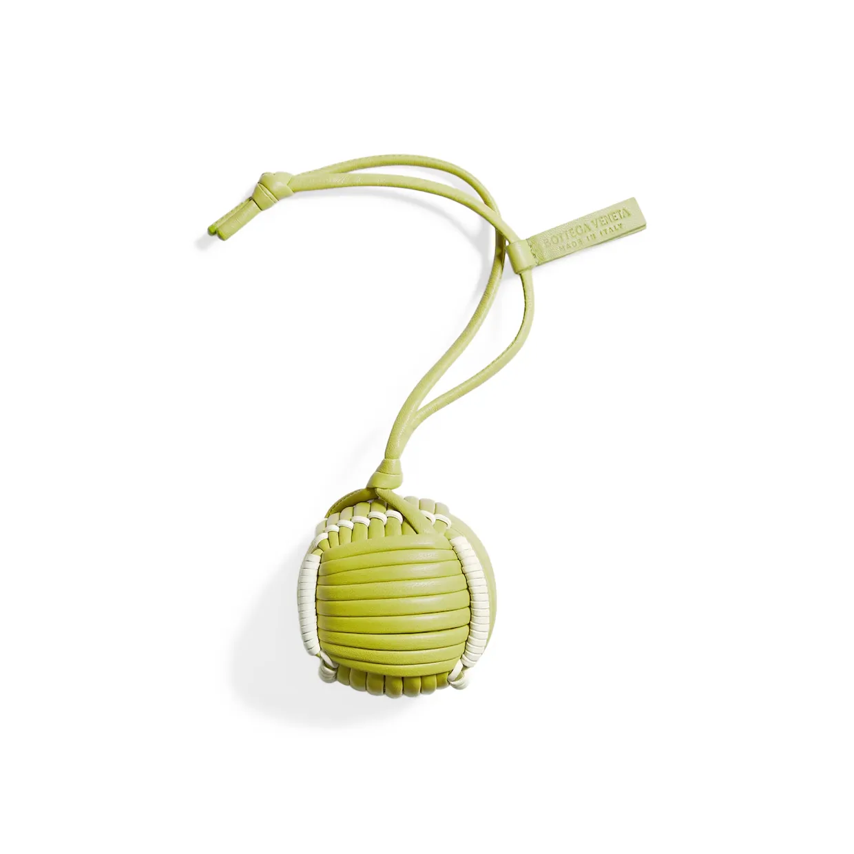 Nappa Leather Tennis Ball Charm