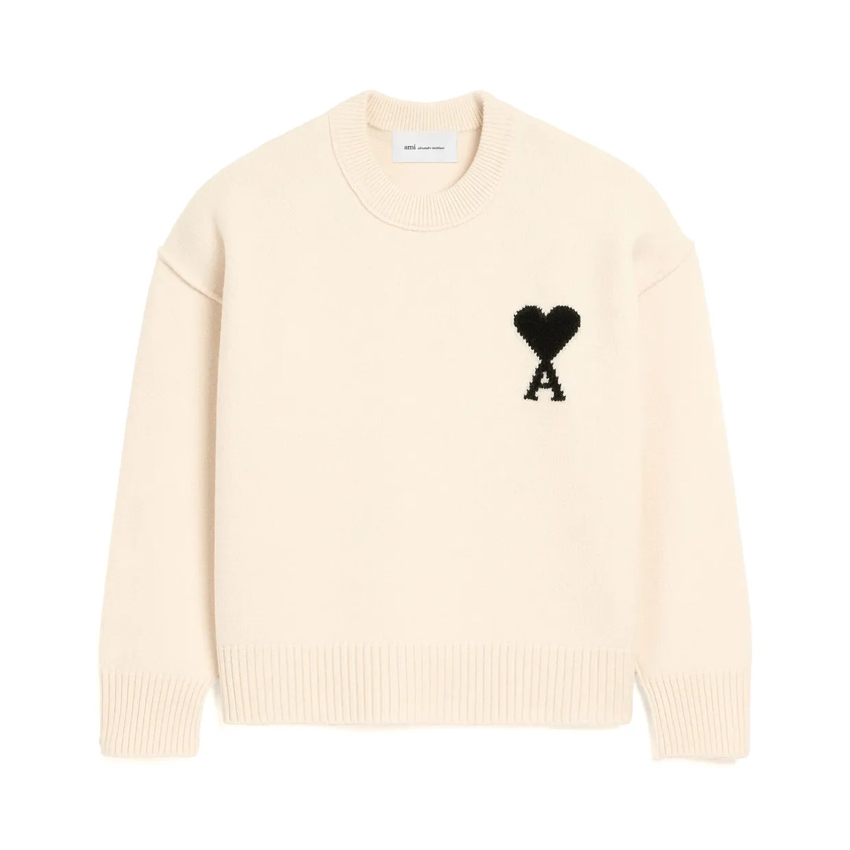 Wool De Coeur Crewneck Sweater
