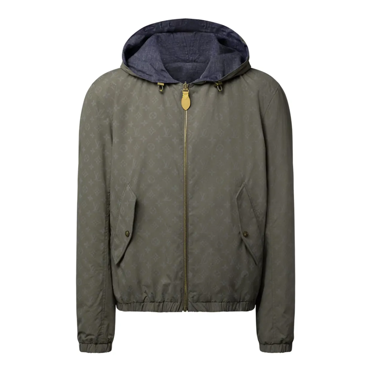 Reversible Monogram Reflective Windbreaker