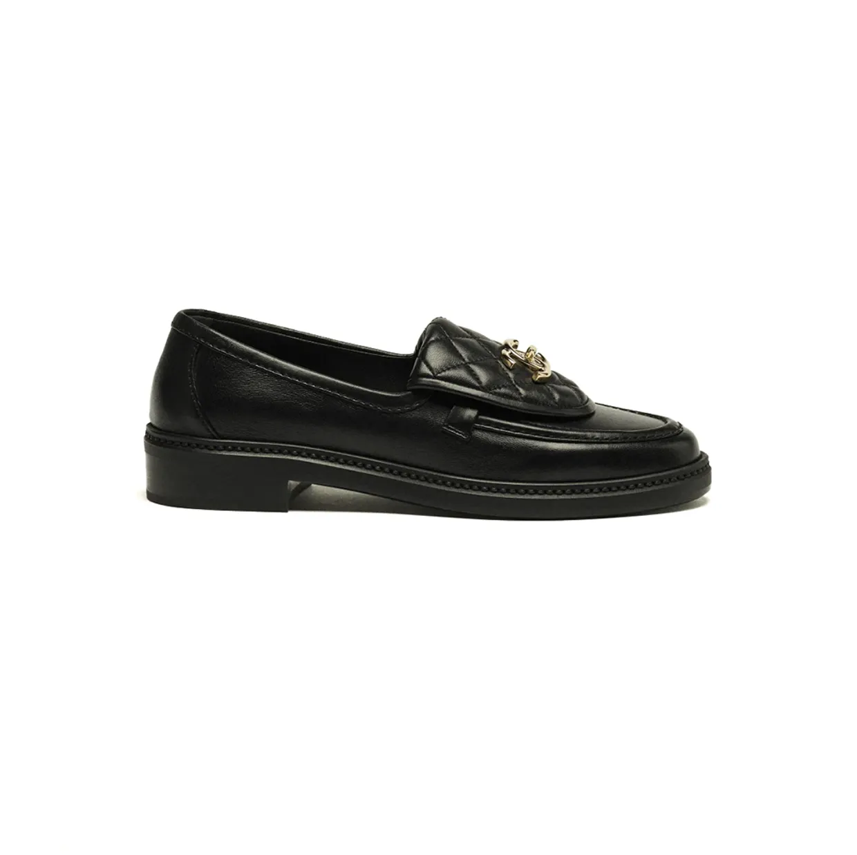 Lambskin Quilted CC Turnlock Loafers