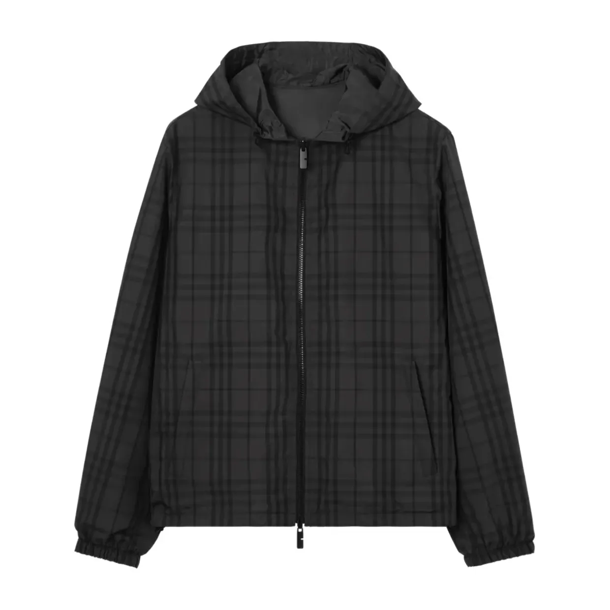 Reversible Check Newport Hooded Jacket
