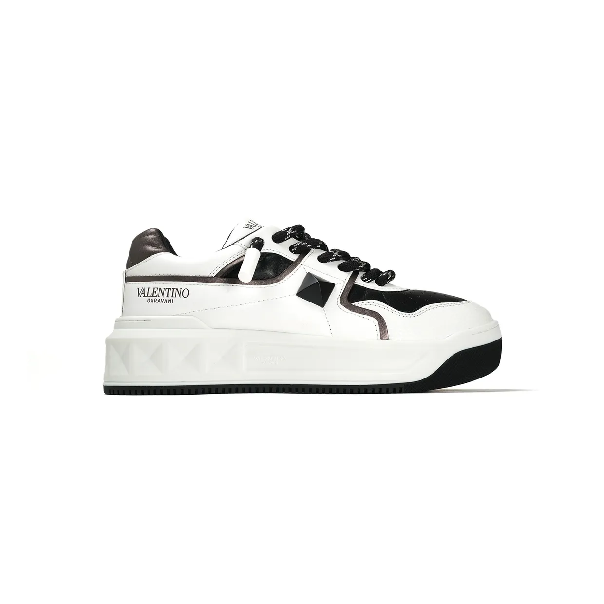 One Stud XL Nappa Leather Low-Top Sneakers