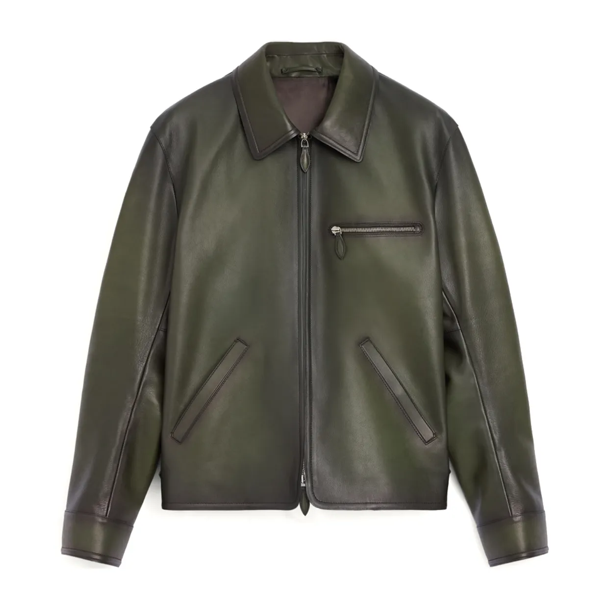 Leather Patina Un Jour Blouson
