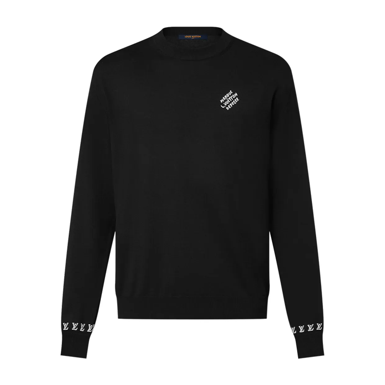 Long-Sleeved Cotton Crewneck