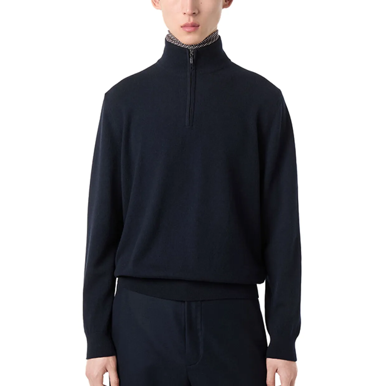 Cashmere Half-Zip Sweater