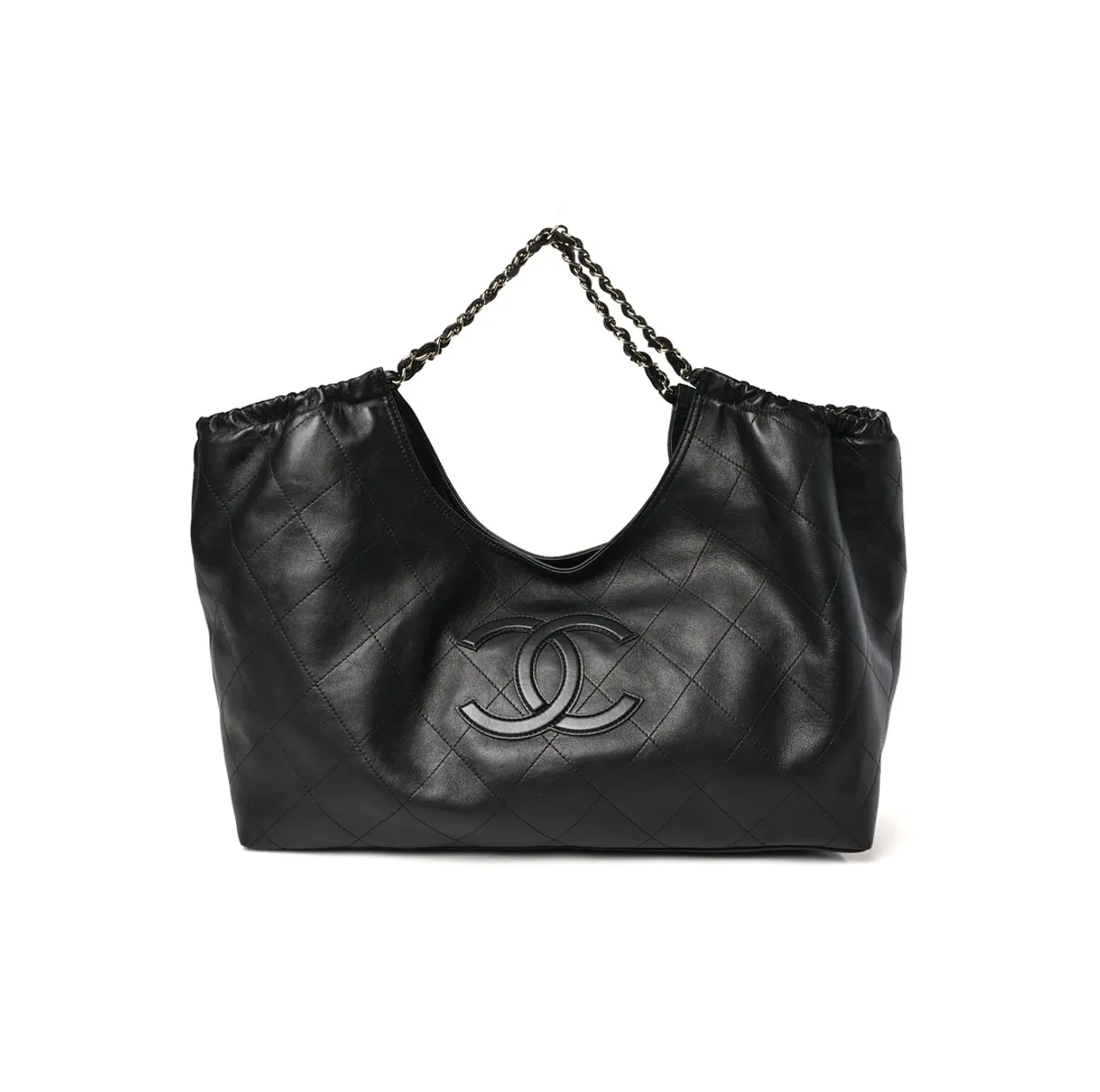 Lambskin Quilted Neo Cabas Shopping Tote