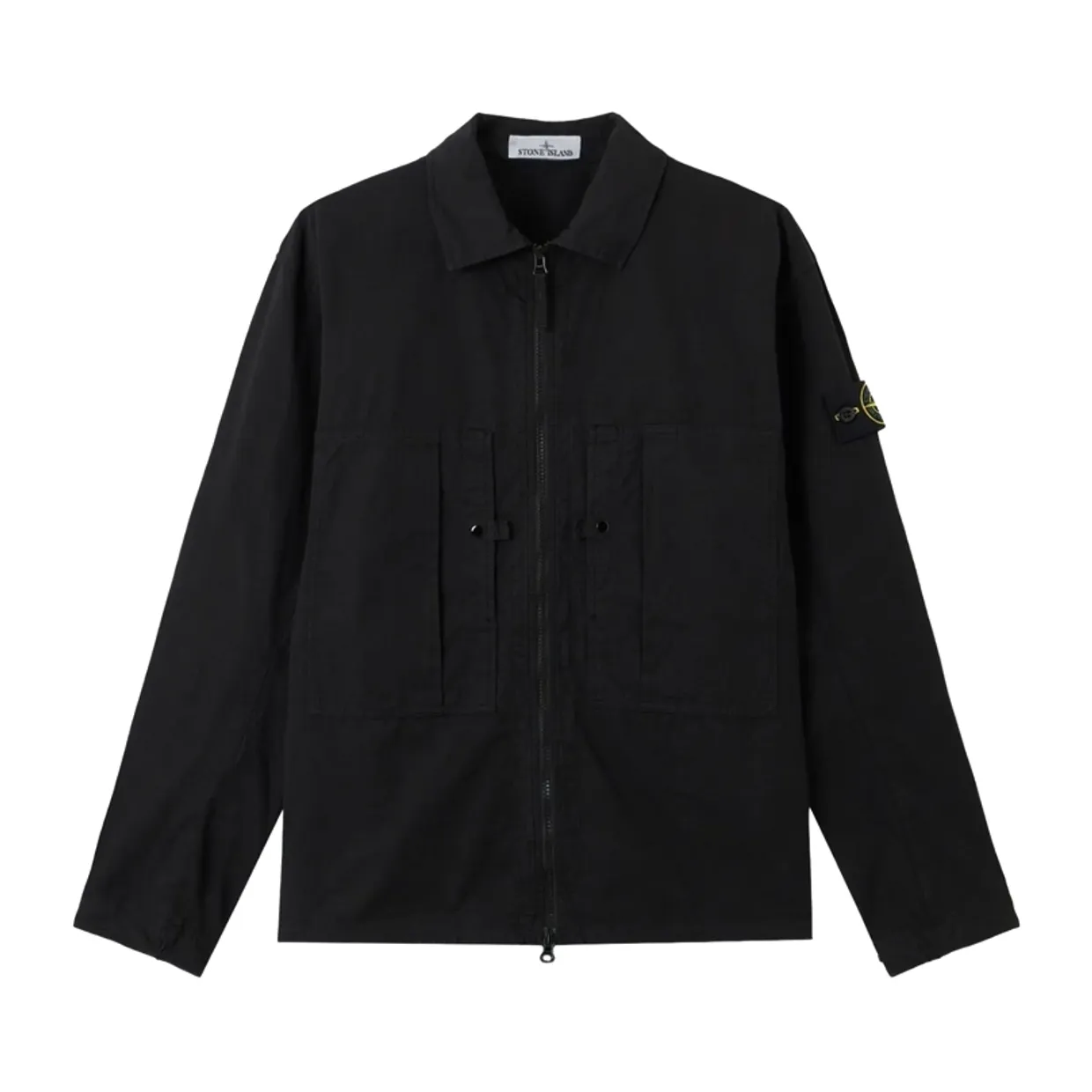 Mercerized Organic Cotton Ripstop Overshirt