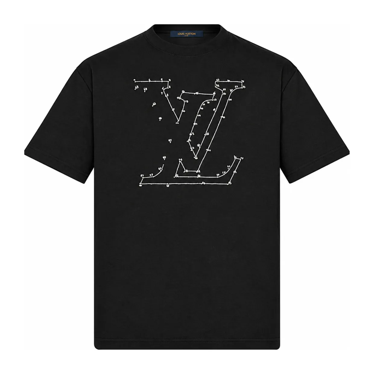 LV Stitch Print Embroidered T-Shirt