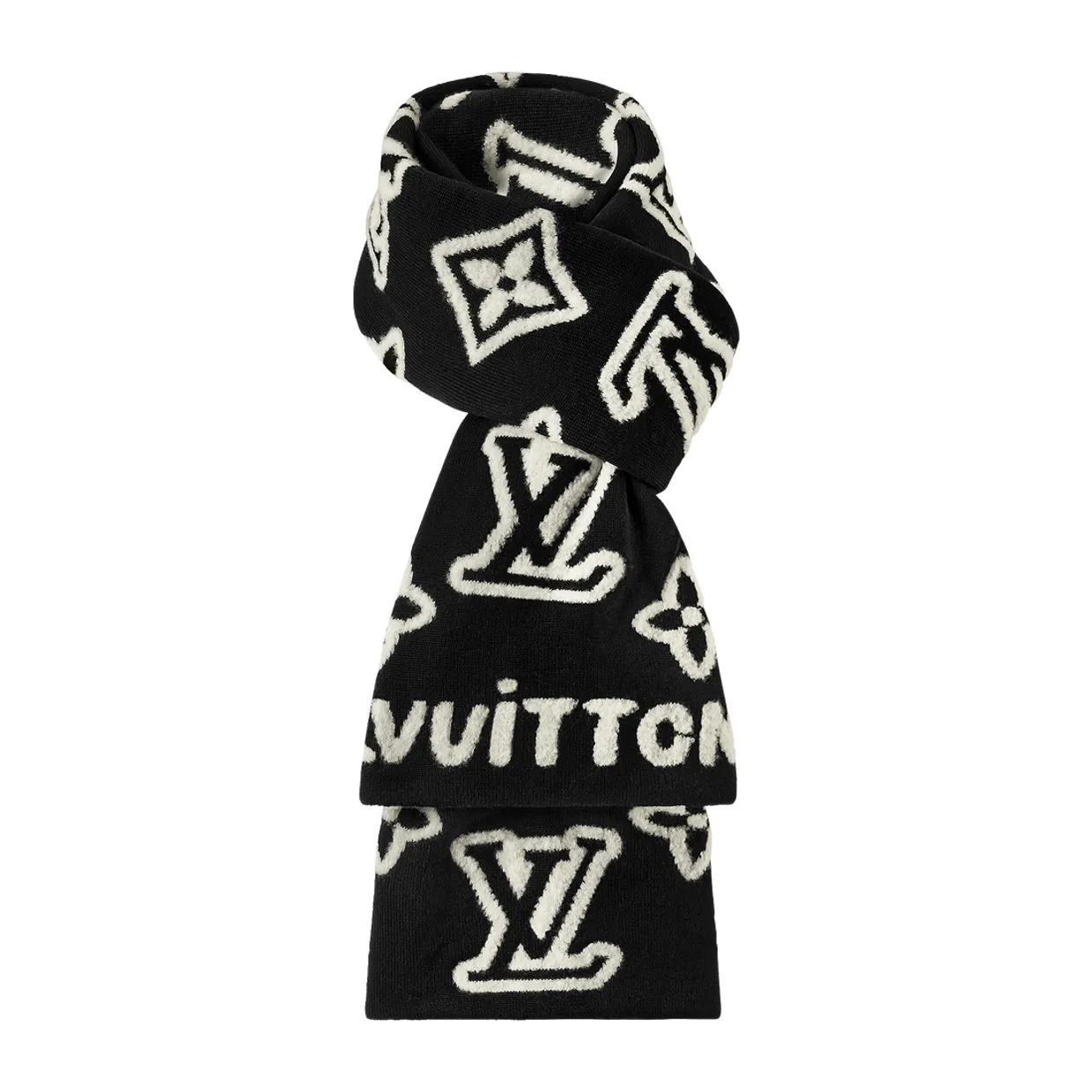 Monogram Hip Knitted Scarf