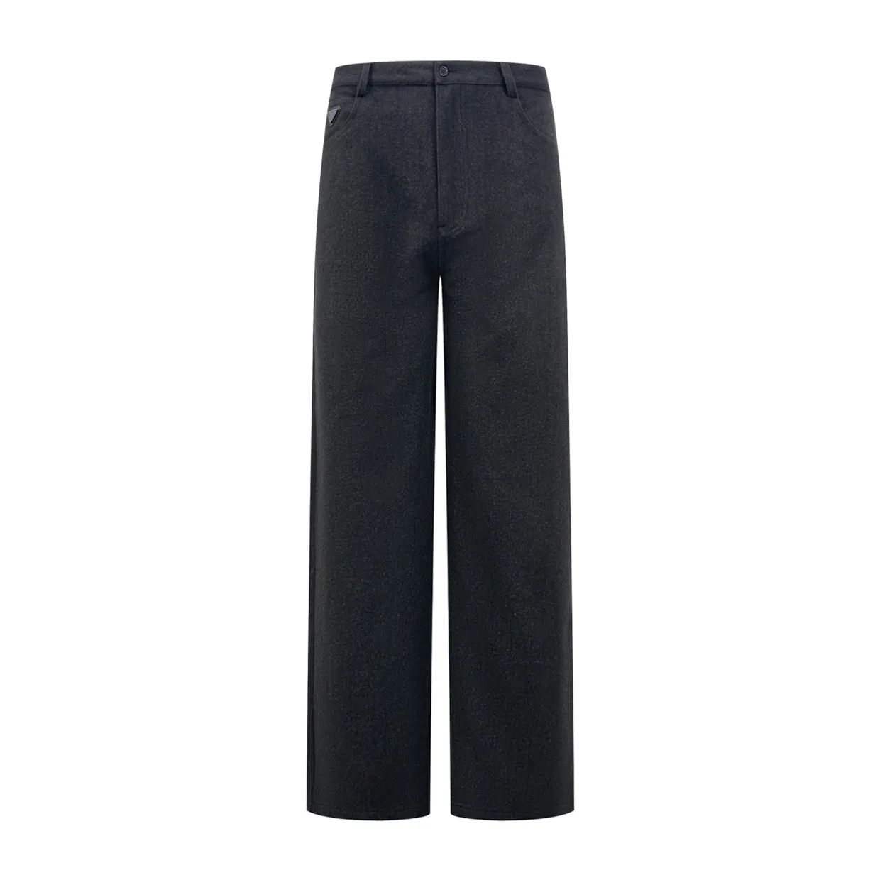 Anthracite Gray Wool Pants